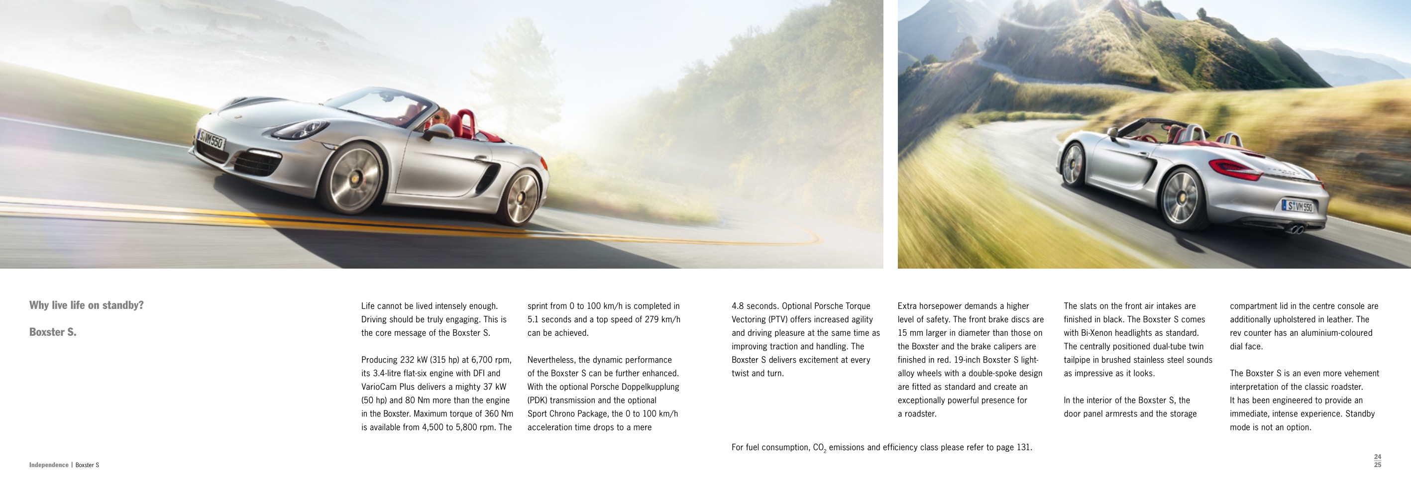 2013 Porsche Boxster Brochure Page 53